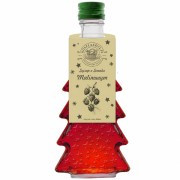 Zestaw 20 syropów o smaku malinowym w butelkach choinkach 250 ml w gwiazdki – zdjęcie produktowe